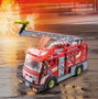 PLAYMOBIL Camion de Pompiers City Action 71233 avec Échelle et effets son et lumière