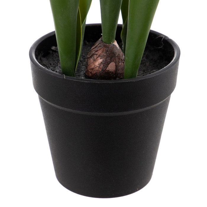 BigBuy Home Plante décorative Polyester Polyéthylène Fer 11 x 11 x 31 cm