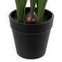 BigBuy Home Plante décorative Polyester Polyéthylène Fer 11 x 11 x 31 cm