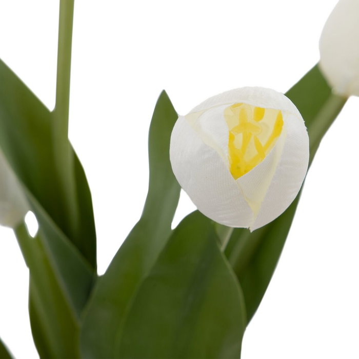 BigBuy Home Plante décorative Polyester Polyéthylène Fer 11 x 11 x 31 cm