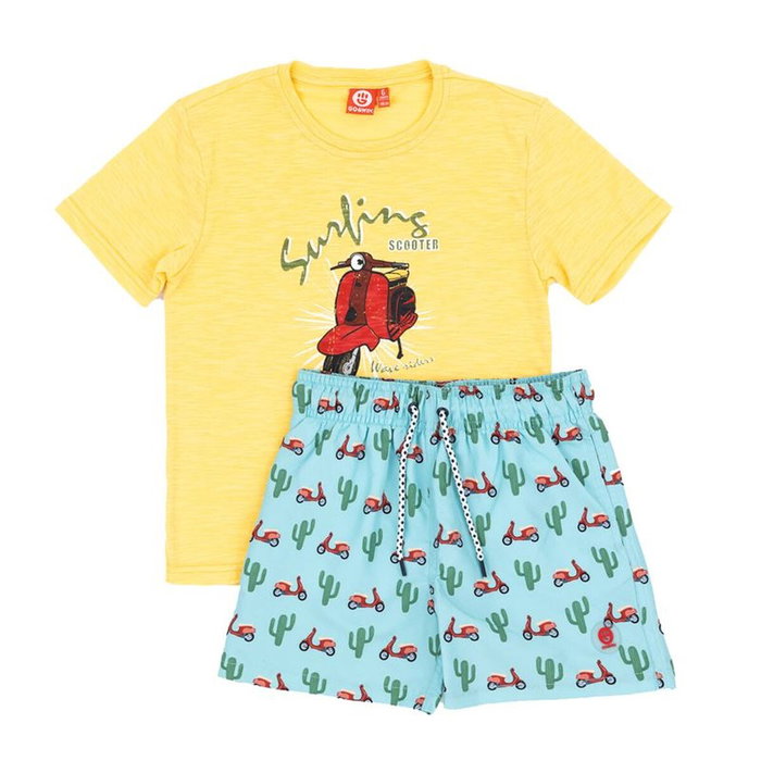 Ensemble de Sport pour Enfants Go & Win Fortra Jaune 2 Pièces Ensemble de Sport pour Enfants Go & Win Fortra Jaune 2 Pièces