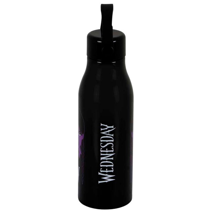 Karactermania Bouteille isotherme Mercredi Addams Noir
