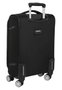 Safta - Trolley cabine souple 20" Business Black, valise à main 35x51x20 cm en nylon 900D et cuir PVC