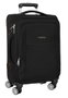 Safta - Trolley cabine souple 20" Business Black, valise à main 35x51x20 cm en nylon 900D et cuir PVC
