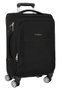 Safta - Trolley cabine souple 20" Business Black, valise à main 35x51x20 cm en nylon 900D et cuir PVC