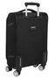 Safta - Trolley cabine souple 20" Business Black, valise à main 35x51x20 cm en nylon 900D et cuir PVC