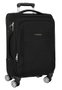 Safta - Trolley cabine souple 20" Business Black, valise à main 35x51x20 cm en nylon 900D et cuir PVC