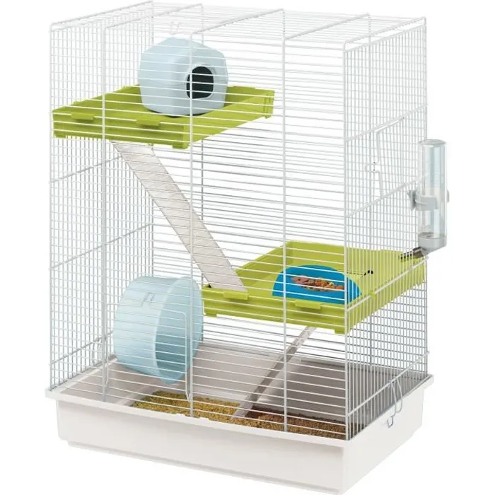 Ferplast Cage pour Hamster Verticale en Métal 46x29x58 cm avec Accessoires Inclus pour Hamsters Ferplast Cage pour Hamster Verticale en Métal 46x29x58 cm avec Accessoires Inclus pour Hamsters