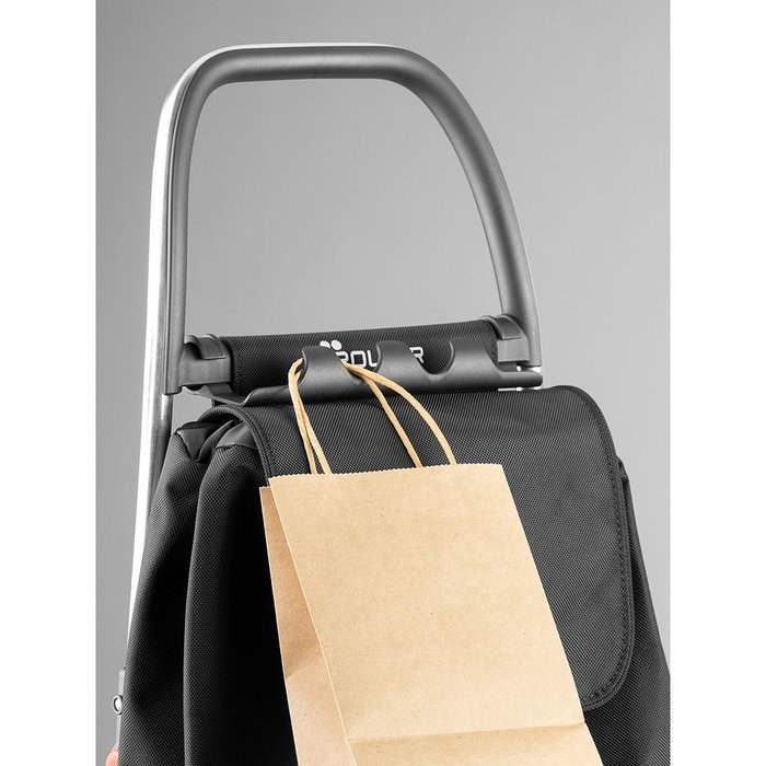 Rolser Chariot de courses i-max MF pliable 4 roues noir aluminium 43L