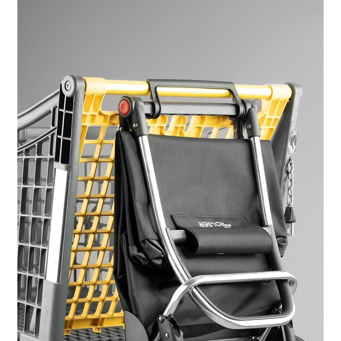 Rolser Chariot de courses i-max MF pliable 4 roues noir aluminium 43L