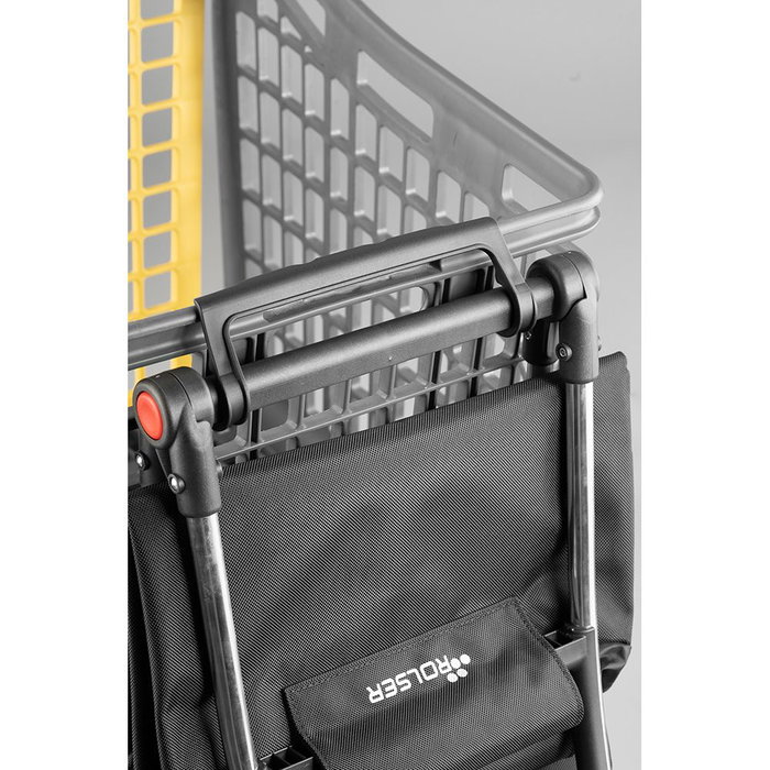 Rolser Chariot de courses i-max MF pliable 4 roues noir aluminium 43L