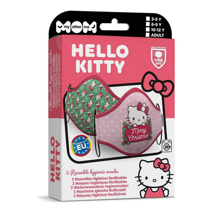 My Other Me Masque hygiénique Hello Kitty Rose Enfant (2 uds)