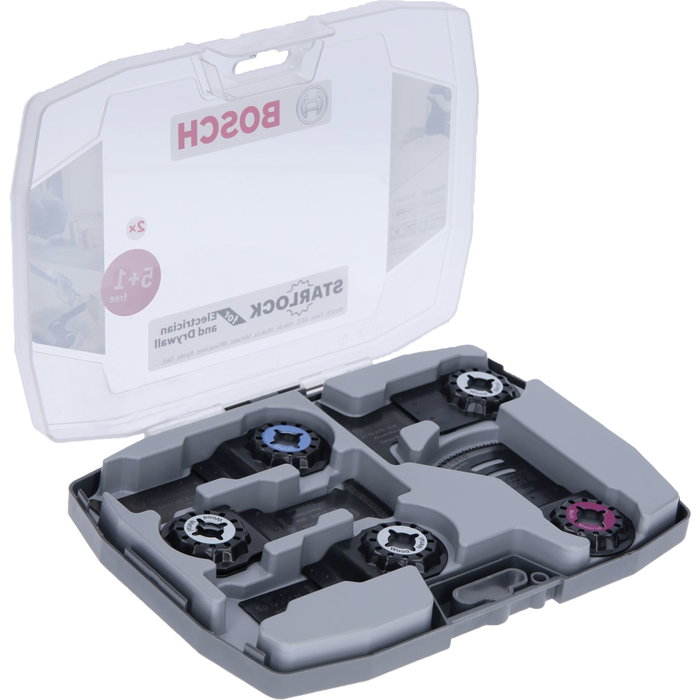 Bosch Professional Coffret Starlock spécial électricien et plaquiste - 6 pièces Bosch Professional Coffret Starlock spécial électricien et plaquiste - 6 pièces
