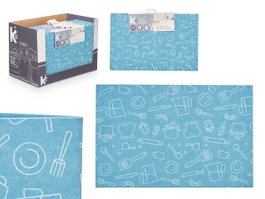 ARTE REGAL Lot de 20 Bayettes de Séchage 38x50cm Bleu et Gris