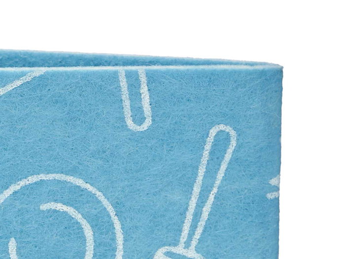 ARTE REGAL Lot de 20 Bayettes de Séchage 38x50cm Bleu et Gris