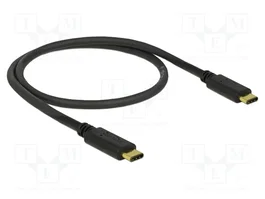DELOCK Câble USB 2.0 de type C de chaque côté 0,5m noir
