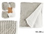 GIFTDECOR Manta Pana Gris Claro