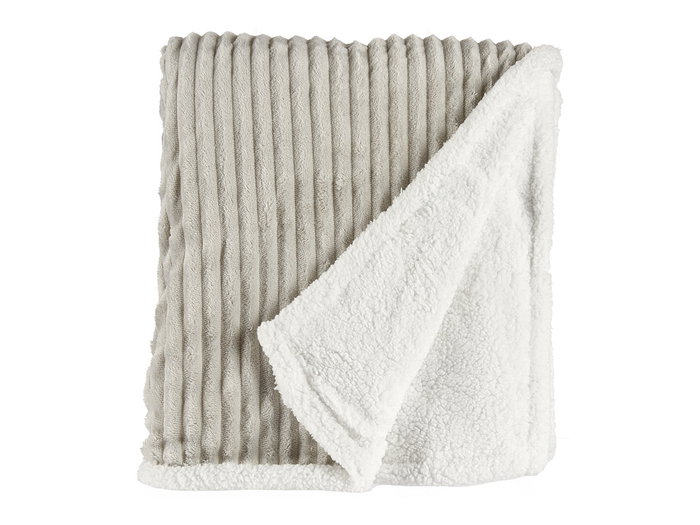 GIFTDECOR Manta Pana Gris Claro
