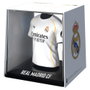 FANCOLLEX Figurine Mini Camiseta Real Madrid en vinyle, acrylique et plastique biodégradable avec étui (9,5 x 9,1 cm)