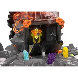 Schleich - Coffret MasterCave Smashrador Eldrador Creatures 42757, 6 Figurines, 119 Pièces, 18 Fonctions, Jeu de Construction à Partir de 7 Ans