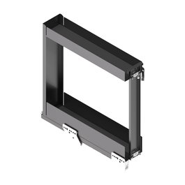 Menage Confort Botellero Extractible Nova Flat, Rangement de Bouteilles pour Cuisine, Module Largeur 150 mm, Finition Anthracite