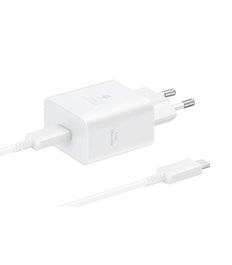 Samsung EP-T4511XWEGEU Chargeur USB-C 45W Blanc Super Fast Charging 2.0 Power Delivery 3.0