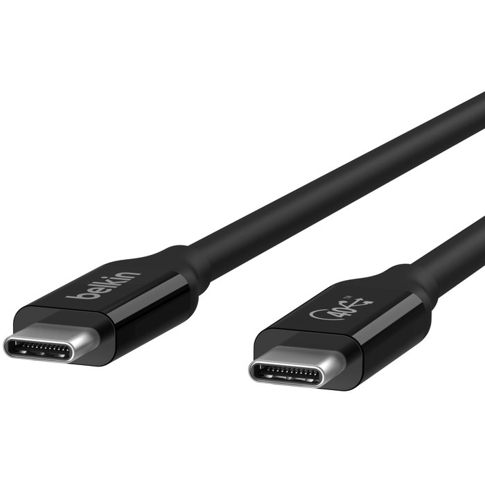 Belkin Câble USB4 USB-C vers USB-C 40 Gb/s 100 W 0,8 m INZ001bt0.8MK