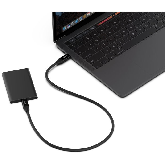 Belkin Câble USB4 USB-C vers USB-C 40 Gb/s 100 W 0,8 m INZ001bt0.8MK