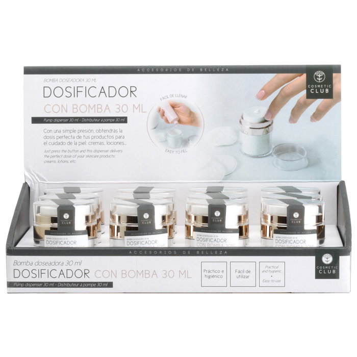 Cosmetic Club Doseur à pompe 30 ml blanc