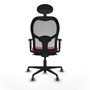 Piqueras y Crespo Chaise de Bureau 1D036G1 Rouge