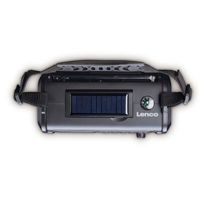 Lenco PDR-055 Radio d'urgence Black