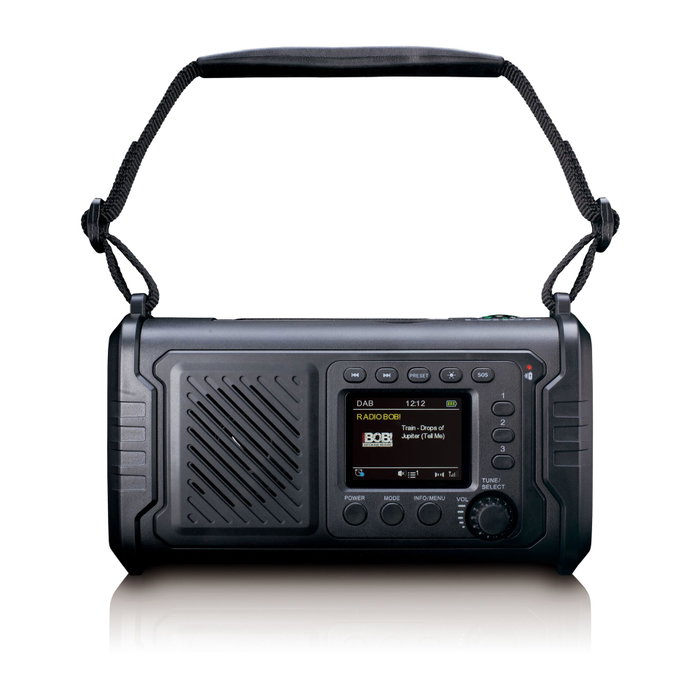 Lenco PDR-055 Radio d'urgence Black