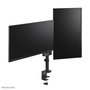 Neomounts DS60-425BL2 Support de bureau double écran à mouvement complet pour écrans 17 à 27 pouces - Noir