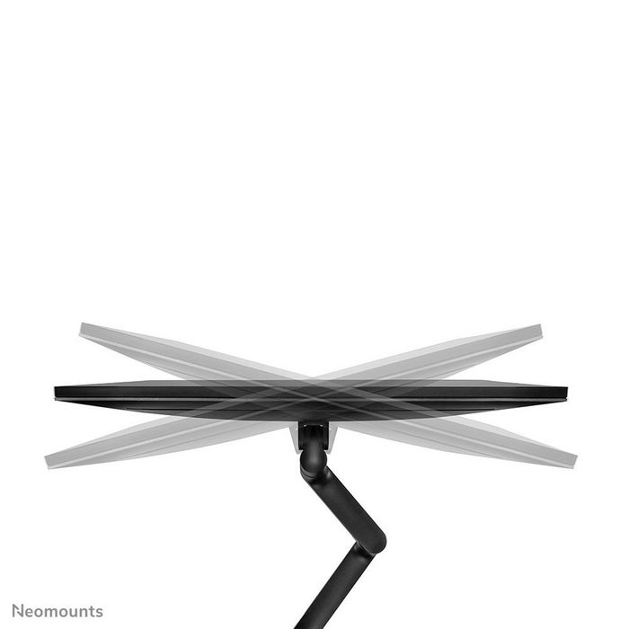 Neomounts DS60-425BL2 Support de bureau double écran à mouvement complet pour écrans 17 à 27 pouces - Noir