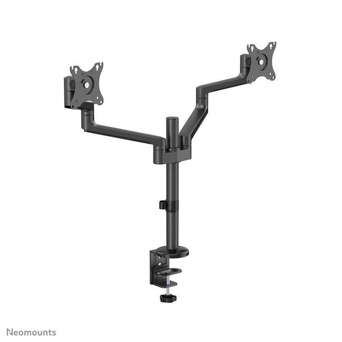 Neomounts DS60-425BL2 Support de bureau double écran à mouvement complet pour écrans 17 à 27 pouces - Noir