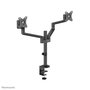 Neomounts DS60-425BL2 Support de bureau double écran à mouvement complet pour écrans 17 à 27 pouces - Noir
