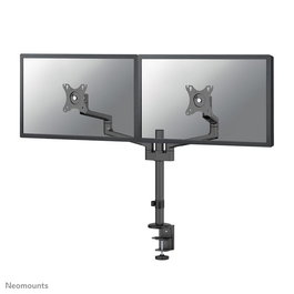 Neomounts DS60-425BL2 Support de bureau double écran à mouvement complet pour écrans 17 à 27 pouces - Noir