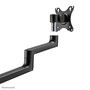 Neomounts DS60-425BL2 Support de bureau double écran à mouvement complet pour écrans 17 à 27 pouces - Noir