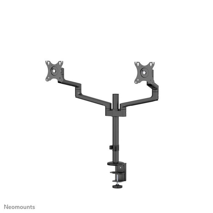 Neomounts DS60-425BL2 Support de bureau double écran à mouvement complet pour écrans 17 à 27 pouces - Noir