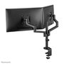 Neomounts DS60-425BL2 Support de bureau double écran à mouvement complet pour écrans 17 à 27 pouces - Noir