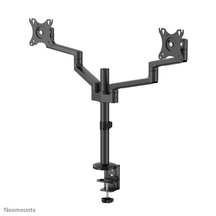 Neomounts DS60-425BL2 Support de bureau double écran à mouvement complet pour écrans 17 à 27 pouces - Noir