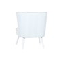 Fauteuil DKD Home Decor 73 x 67 x 85 cm Bleu Bois Blanc
