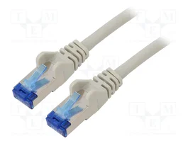 GOOBAY Câble Ethernet Patch Cord Cat 6a S/FTP 3m Gris