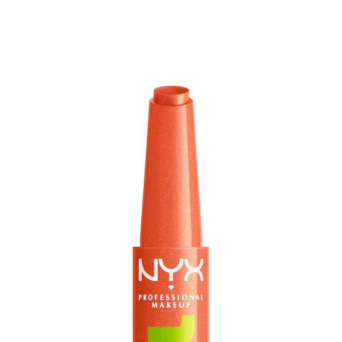 NYX PROFESSIONAL MAKE UP Baume à Lèvres Brillant Fat Oil Slick Click Stick 2g - Rosabeige Hydratant et Volumateur au Fini Non Collant