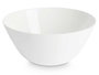 Vivalto Bol en verre Opal blanc 24 cm - Idéal pour salades et service (Set de 18)