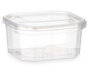 Leknes Boîte de Conservation Rectangulaire 370 ml Plastique Transparent 10.7x5.5x11.7 cm Micro-ondes (Set de 24)