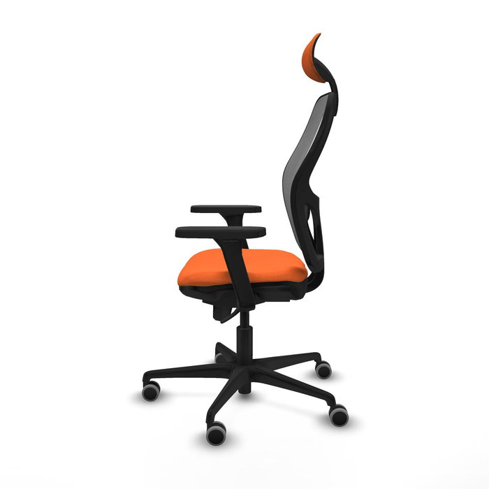 Piqueras y Crespo Chaise de Bureau avec Appui-tête 3D036G1 Orange