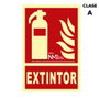 Panneau Normaluz Extintor PVC