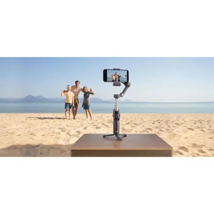 Stabilisateur smartphone DJI Osmo Mobile 7P - Léger, portable et fluide pour vidéos et photos