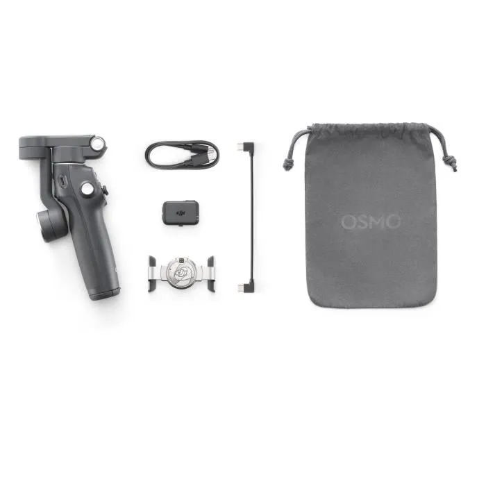 Stabilisateur smartphone DJI Osmo Mobile 7P - Léger, portable et fluide pour vidéos et photos